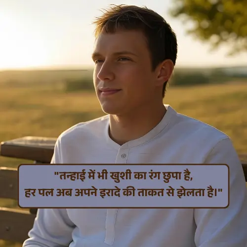 Alone Happy Shayari