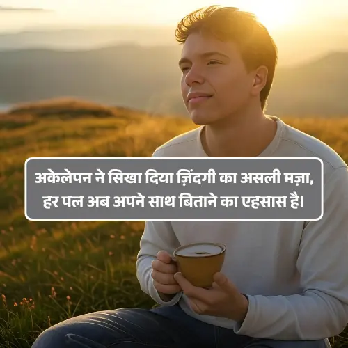 Alone Happy Shayari