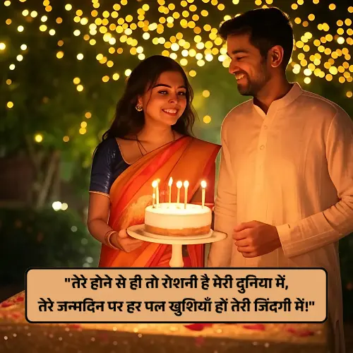 Birthday Shayari in Hindi for Love