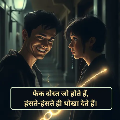 Broken Friendship Fake Friend Shayari in Hindi