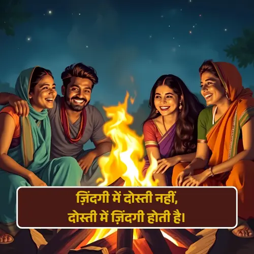 Dosti Attitude Shayari 2 Line