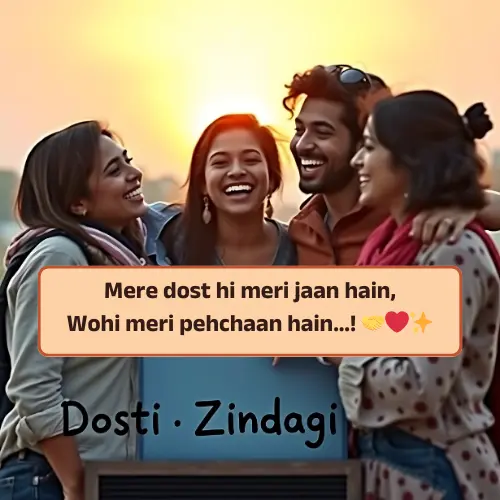 Dosti Shayari in Hindi English
