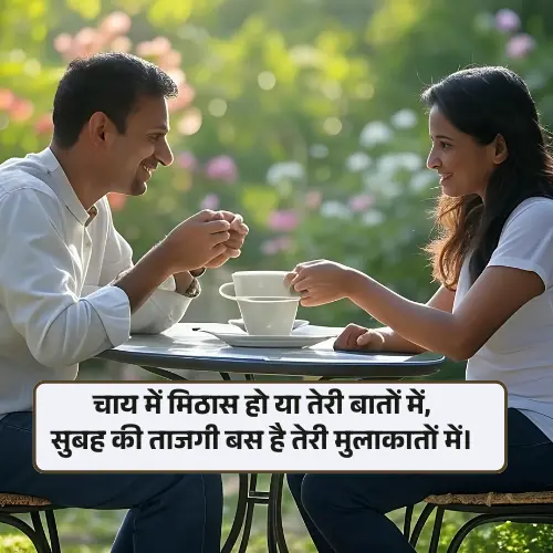 Good Morning Shayari in Hindi for Wife