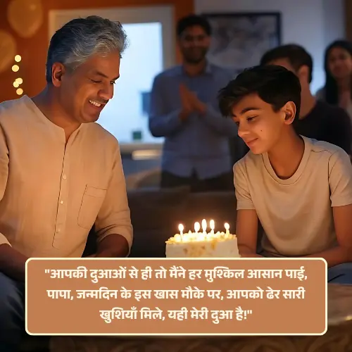 Papa Birthday Shayari in Hindi