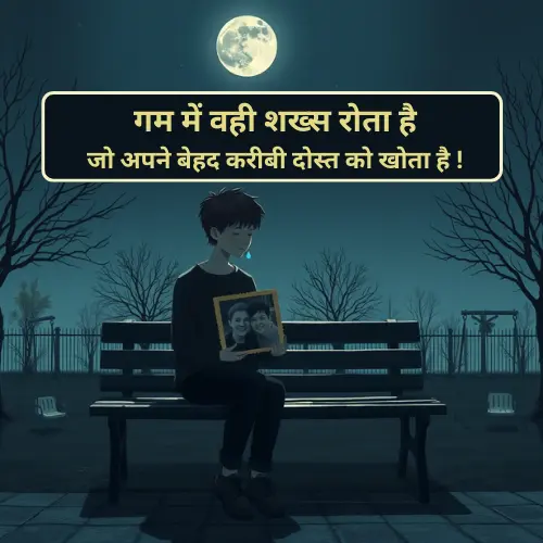 Sad Friend Shayari in Hindi