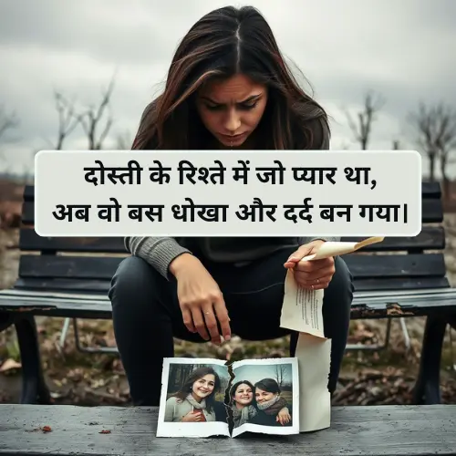 Sad Friend Shayari in Hindi