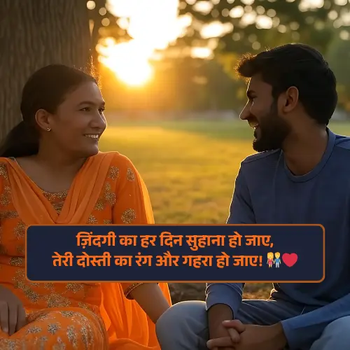 Good Morning Shayari in Hindi for Best Friend