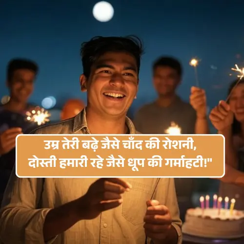 Birthday Shayari in Hindi for Friend