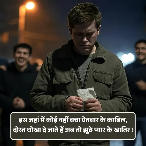 Bewafa Shayari in Hindi for Girlfriend