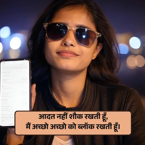 Attitude Shayari for Girls in Hindi