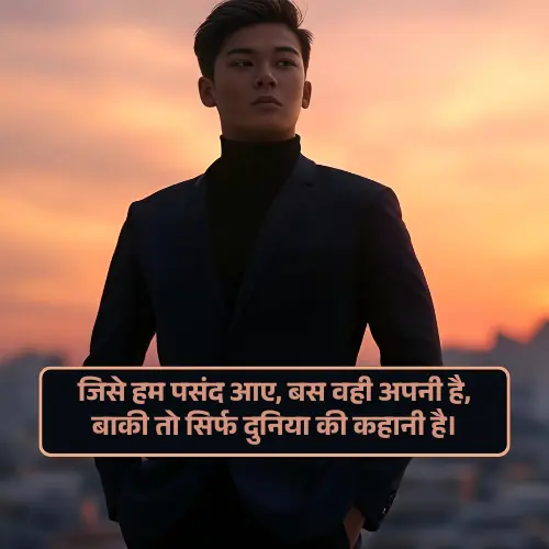 Boys Attitude Shayari for Girls