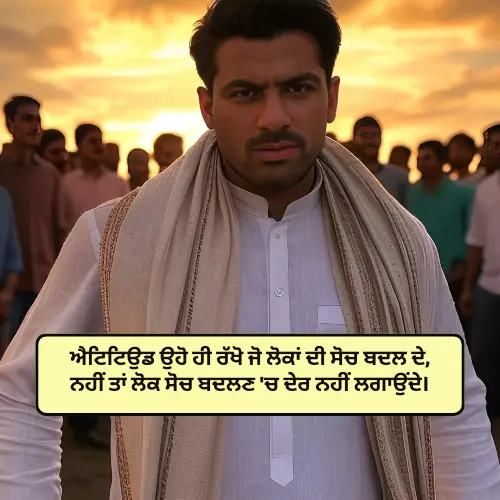 Boys Attitude Shayari Punjabi