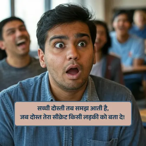 Kamine Dost Funny Shayari in Hindi