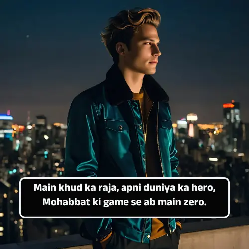 No Love Attitude Shayari English