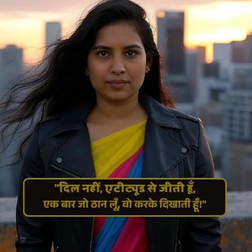 Swag Attitude Shayari for Girls