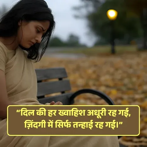 Sad Shayari Life 2 Line Instagram