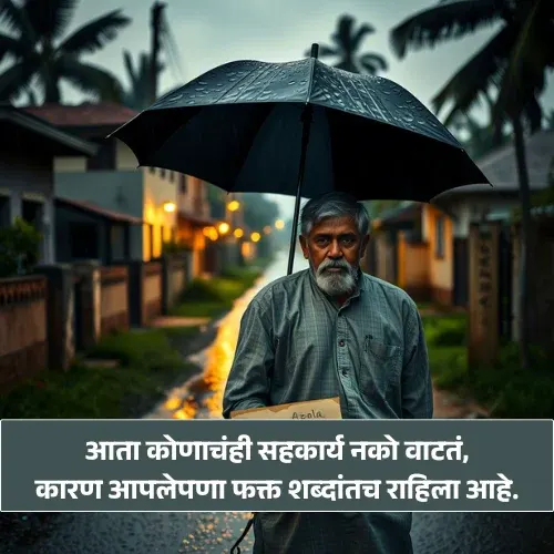 Mood Off Shayari Marathi